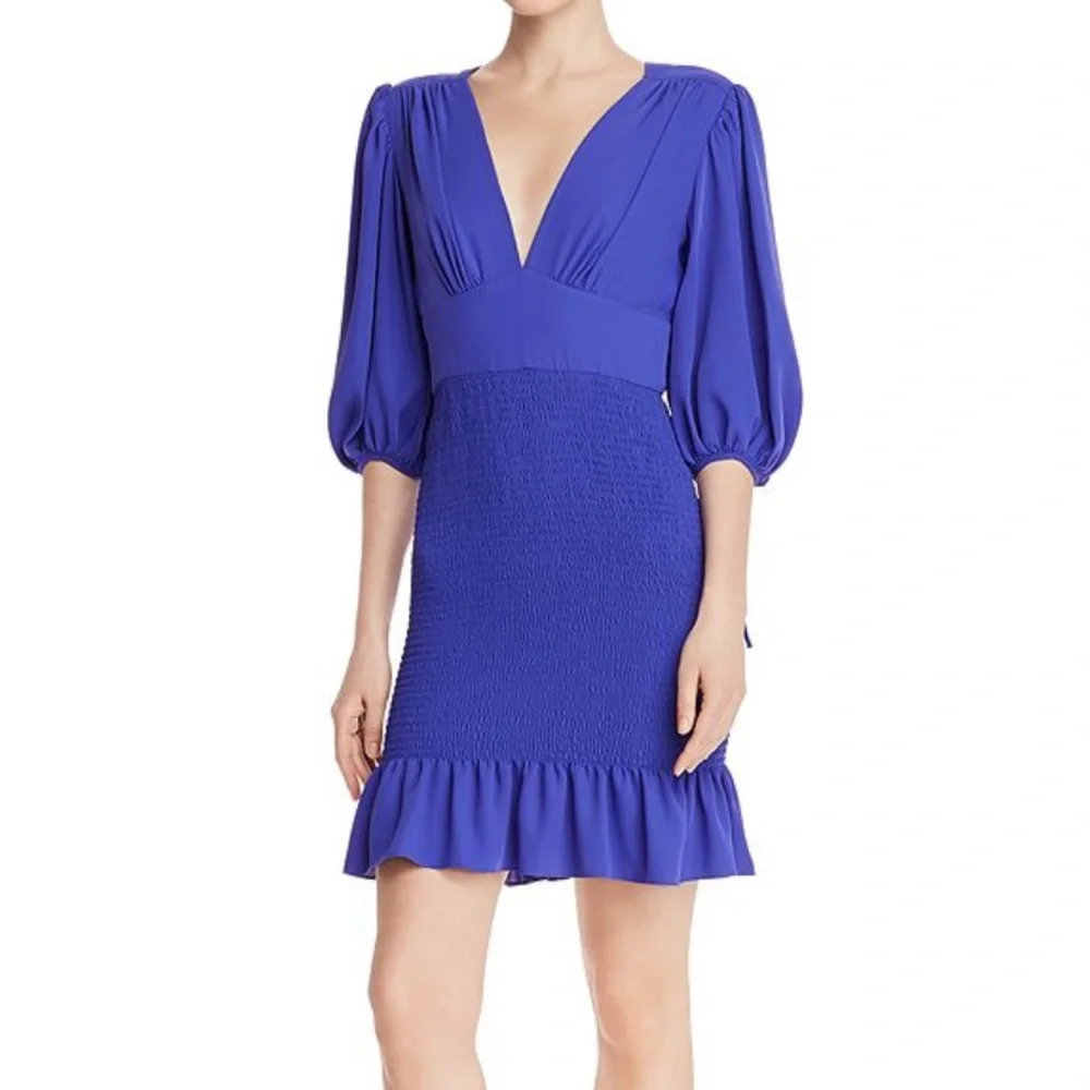Amanda Uprichard Gala smoked mini dress, size S